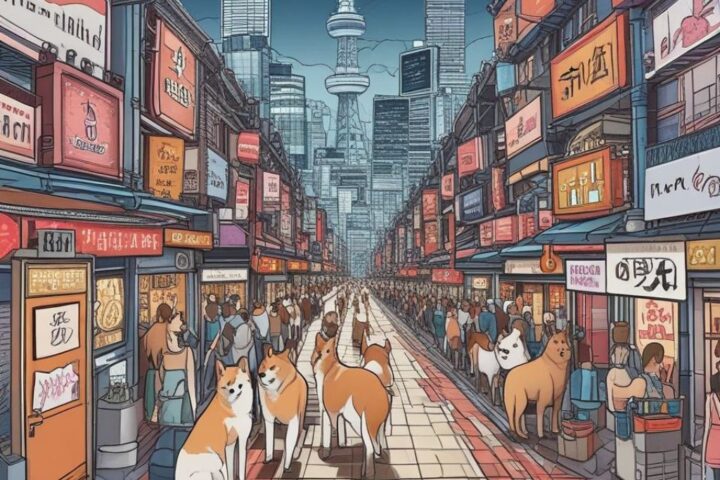 A representation of SHIB in Japan's crypto market