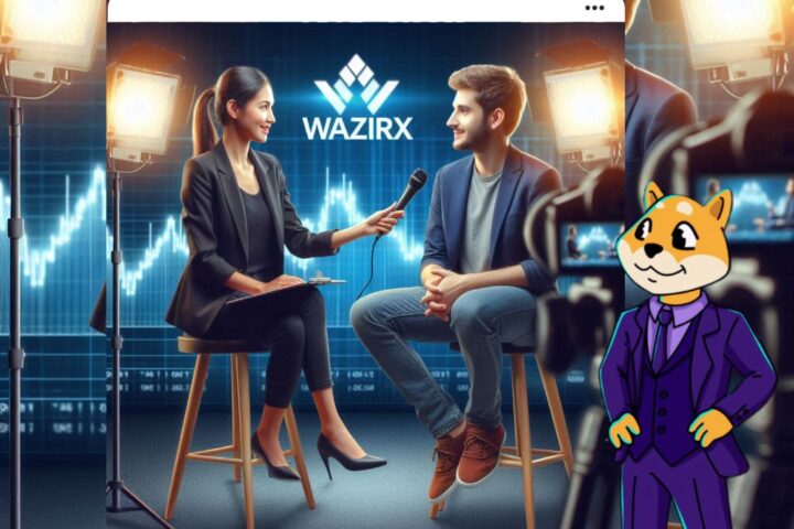 A representation of an interview with WazirX