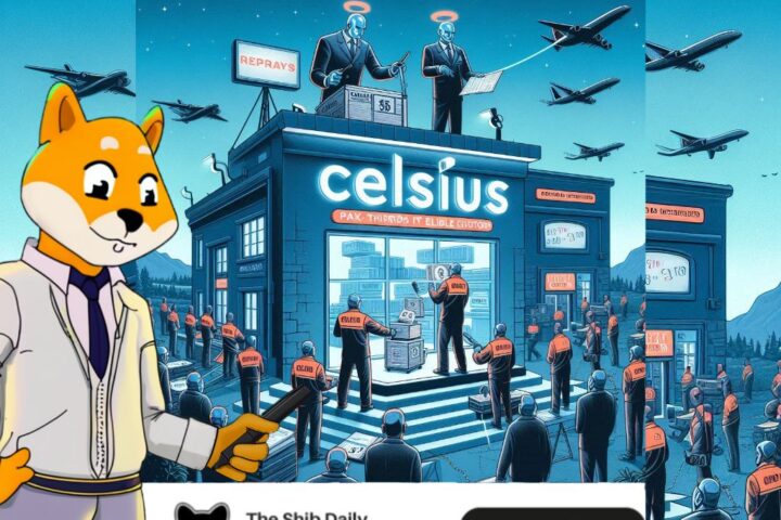 A representational image of Celsius repaying its customers