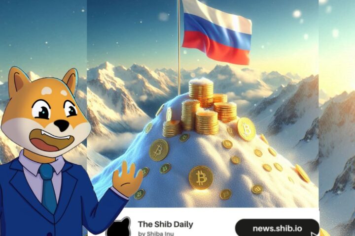 A representational image of Russia starting crypto trials