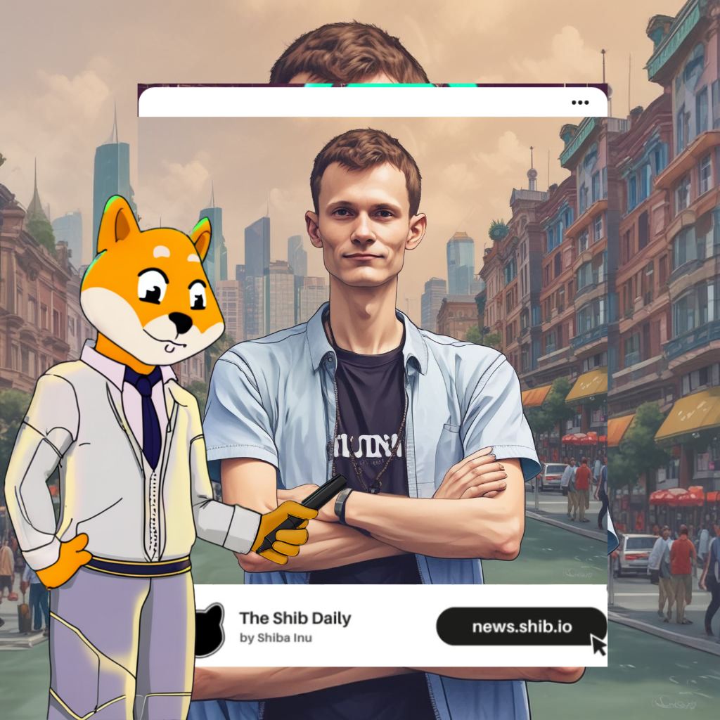 A representational image of Vitalik Buterin