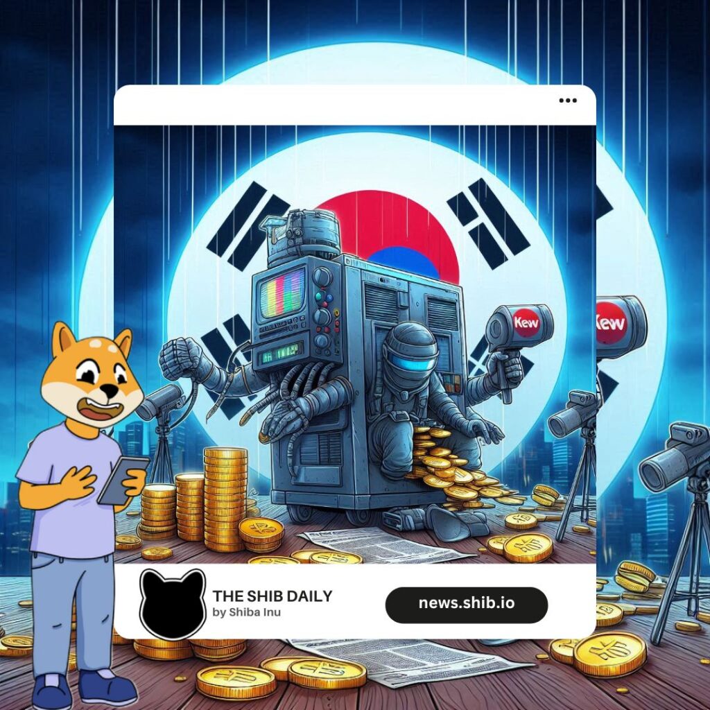 A representational image of a Korean media outlet promoting crypto scams